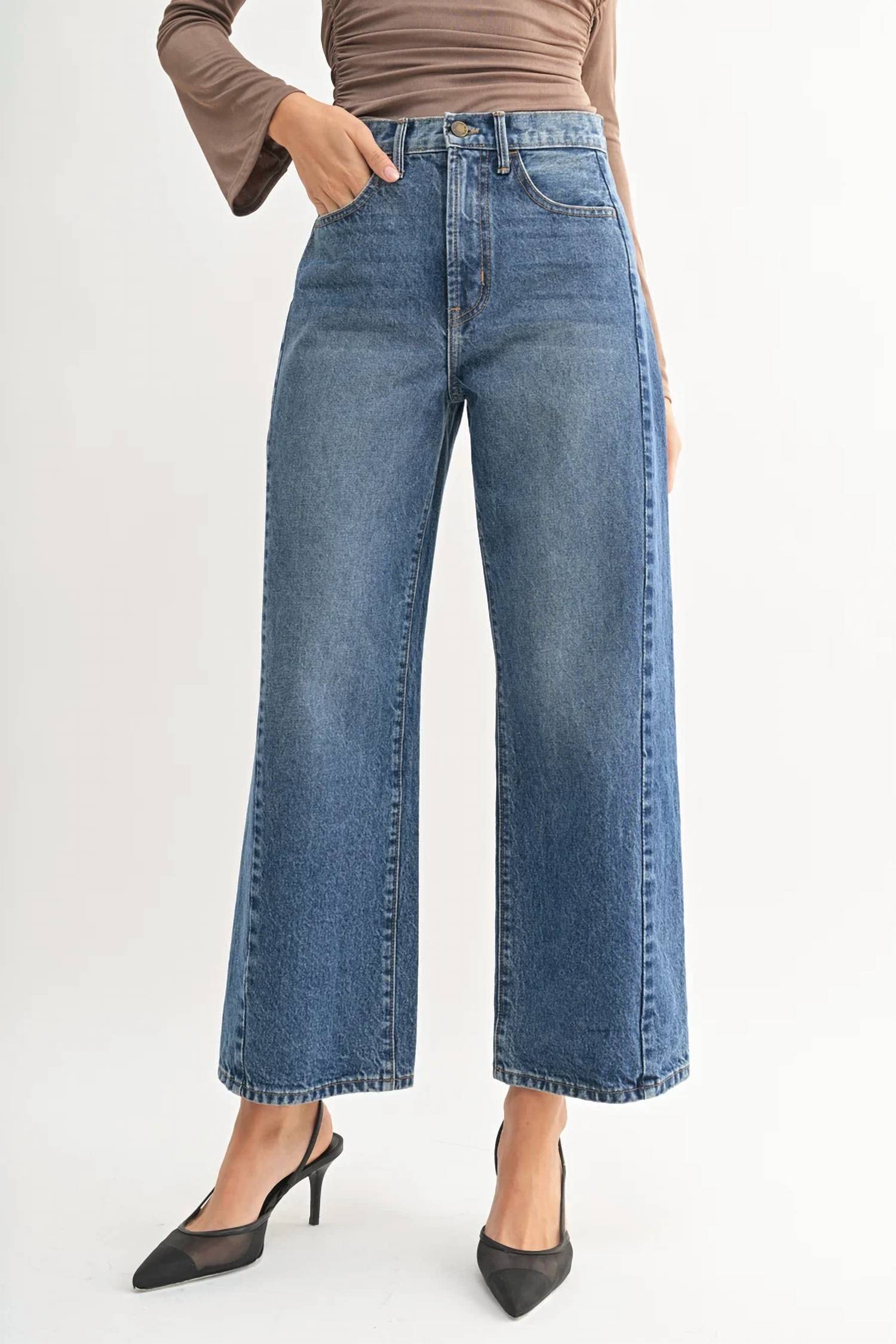 Just Black Denim - Twist Barrel Jean