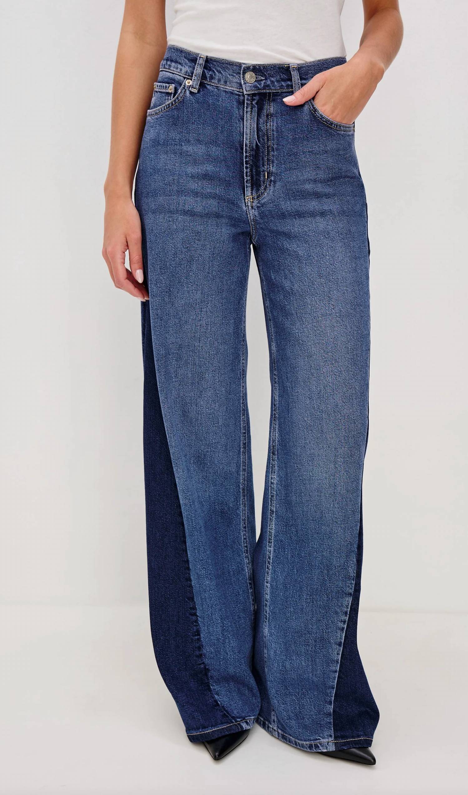 Rails - Angeleno Godet Wide-leg Jean