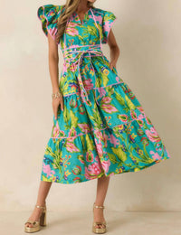 Prosperina - Leighton Tiered Midi Dress