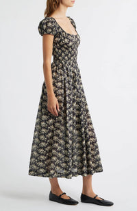 Dôen - Quinley Floral Organic Cotton Midi Dress