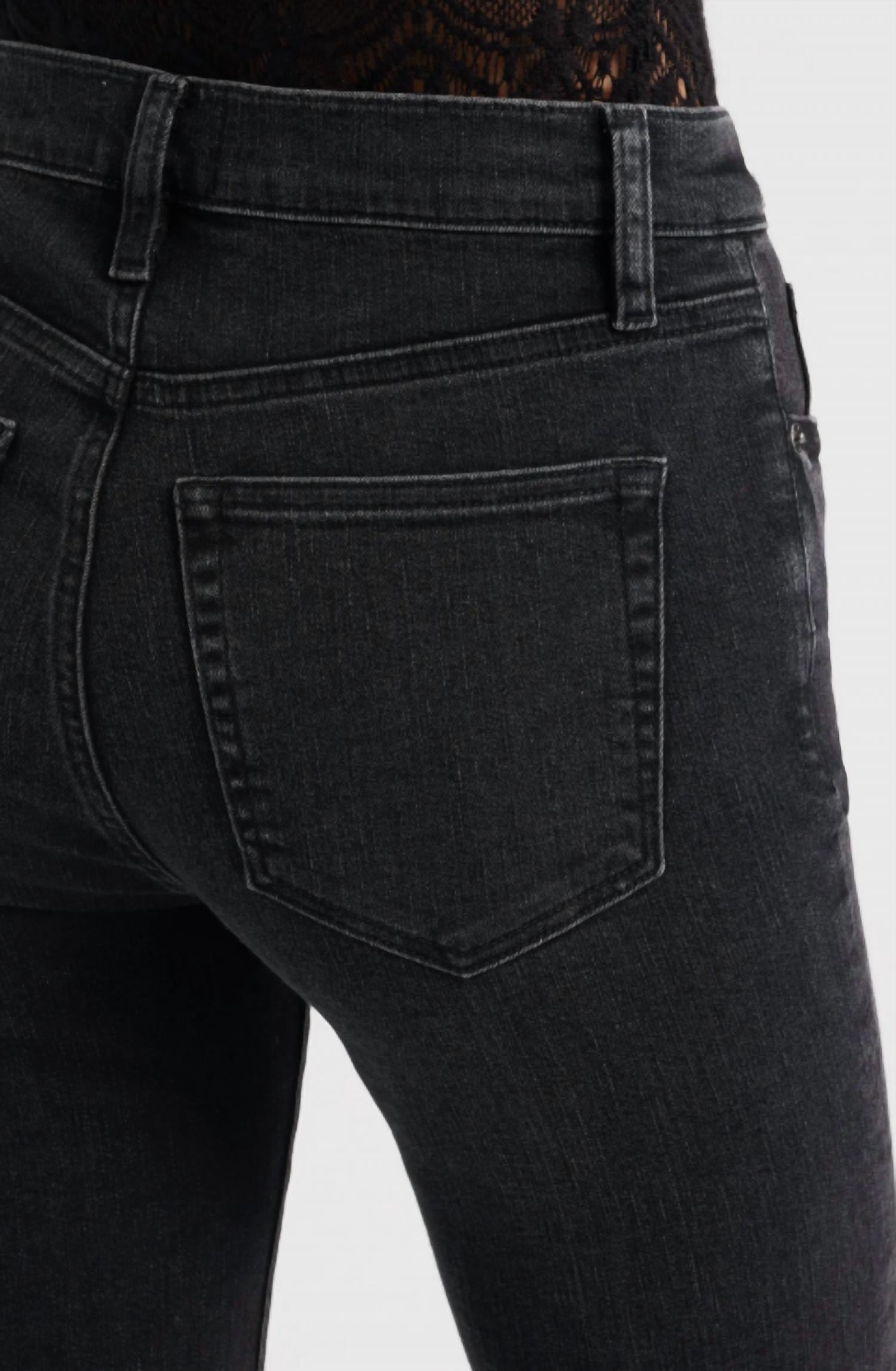 FRAME The Icon Flare Jeans in meteor - women's jeans - view 4