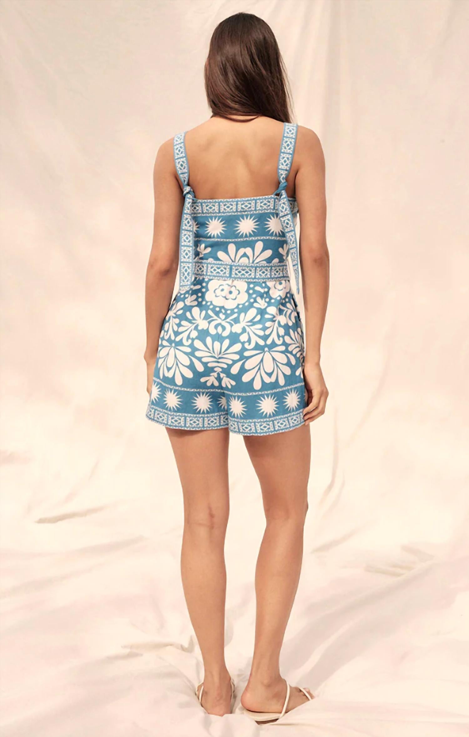 Saylor - Catrice Folk Romper