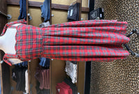 Entro - Women's Christmas plaid dress