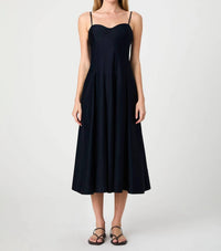 French Connection - Cotton Pleated Midi Dress