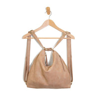 Joy Susan Women's Drew Convertible Backpack in tan - women's bag