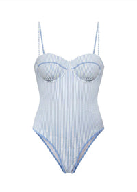 Solid & Striped - Alma Seersucker One Piece