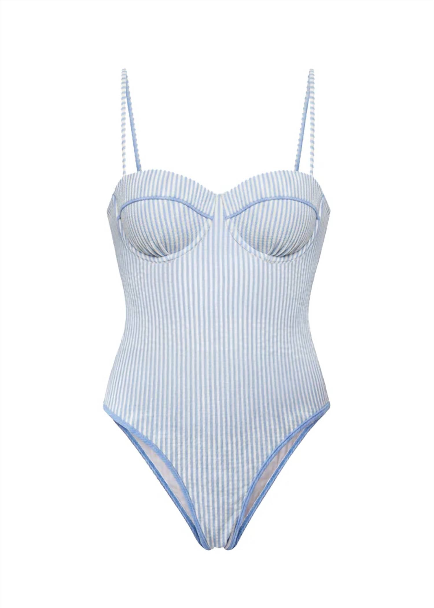 Solid & Striped - Alma Seersucker One Piece