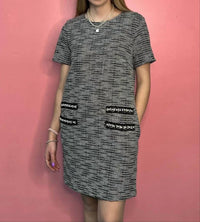 She + Sky - Women's Print Mini Dress With Pockets