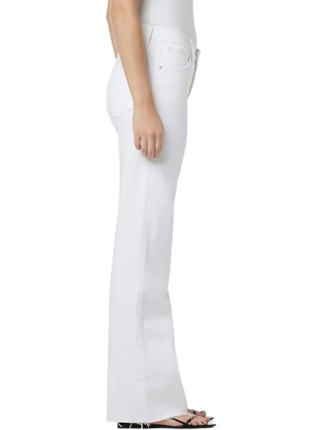 Hudson - Rosie High Rise Wide Leg Jeans