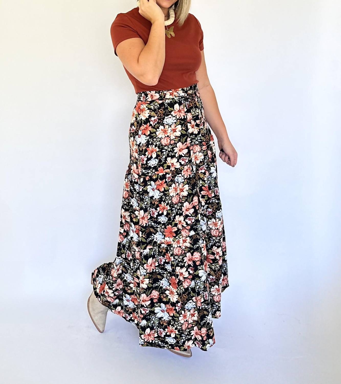 Olivaceous - Golden Hour Maxi Skirt