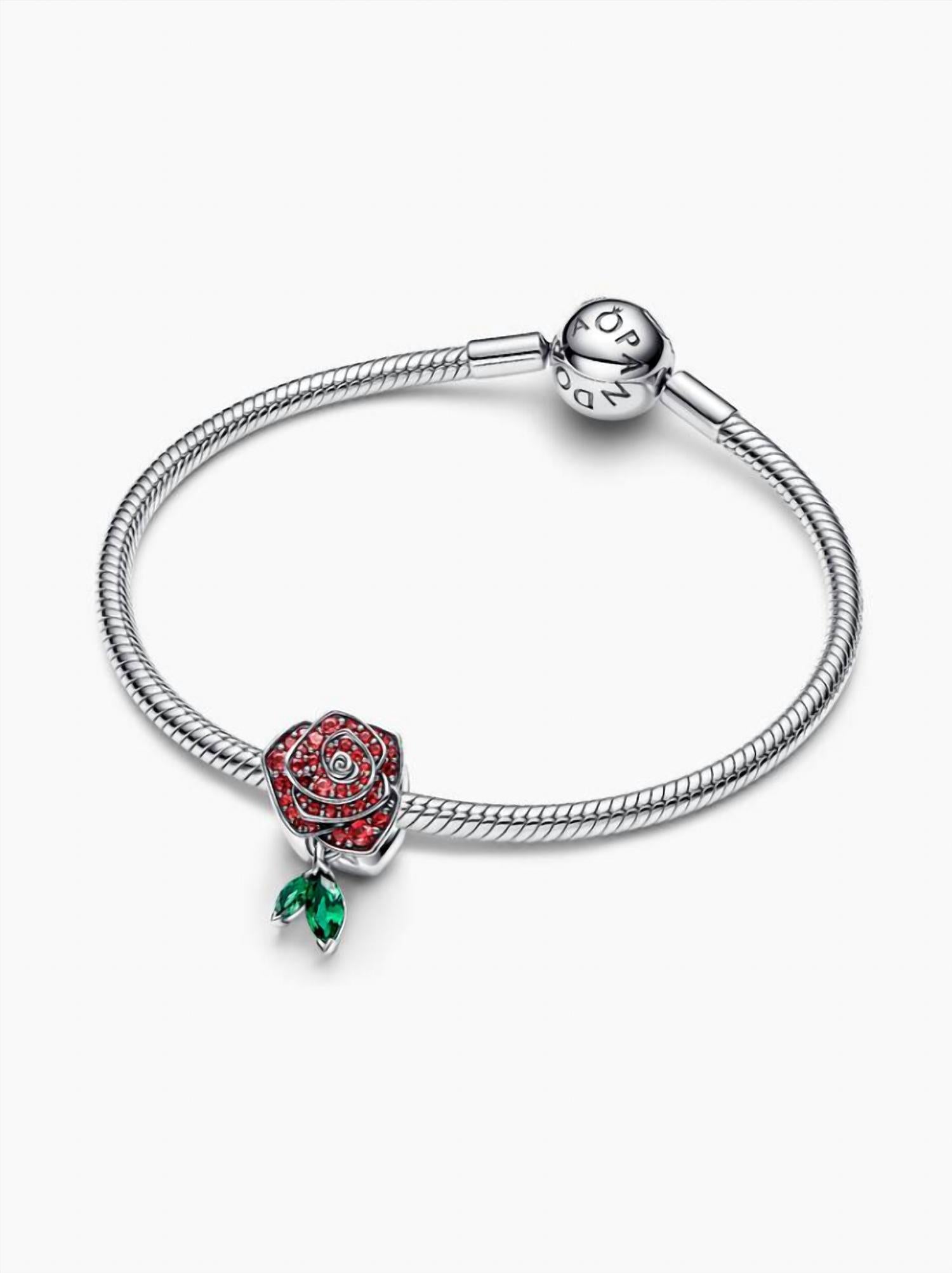 Pandora - Women's Sparkling Rose In Bloom Charm