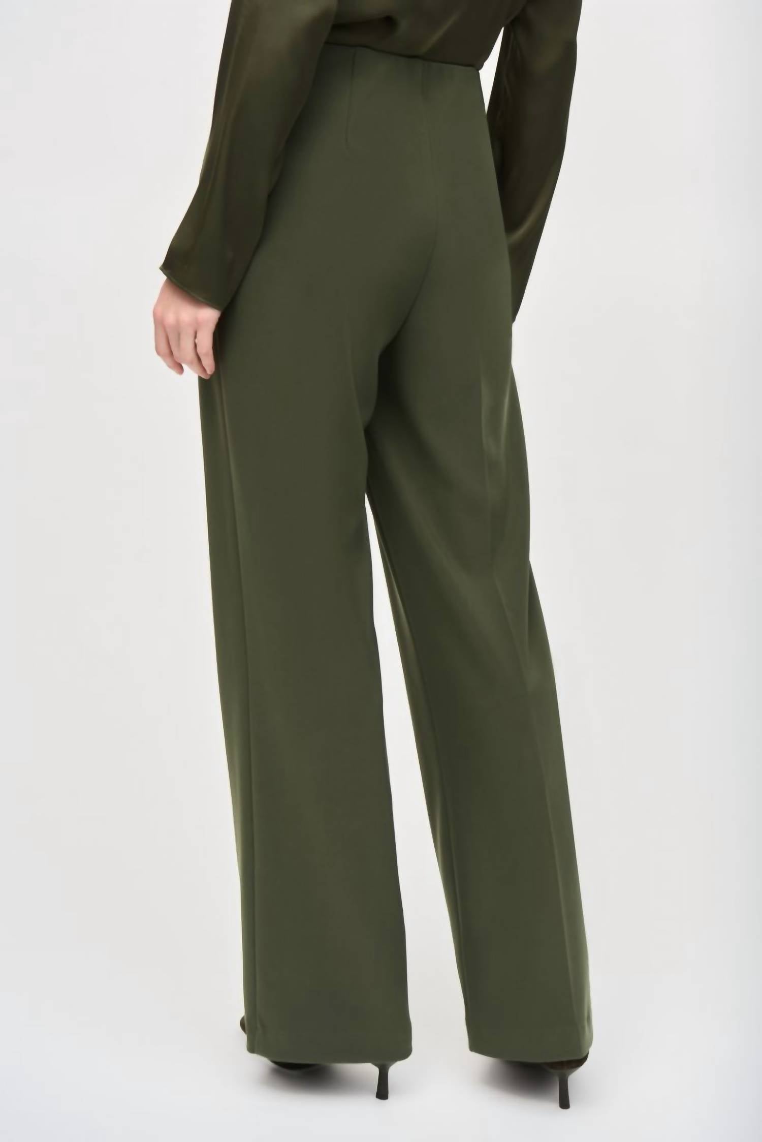 Joseph Ribkoff - High Waist Pull On Wide-leg Pants