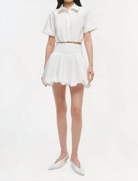 Simkhai - Nicky Cropped Short Sleeve Top