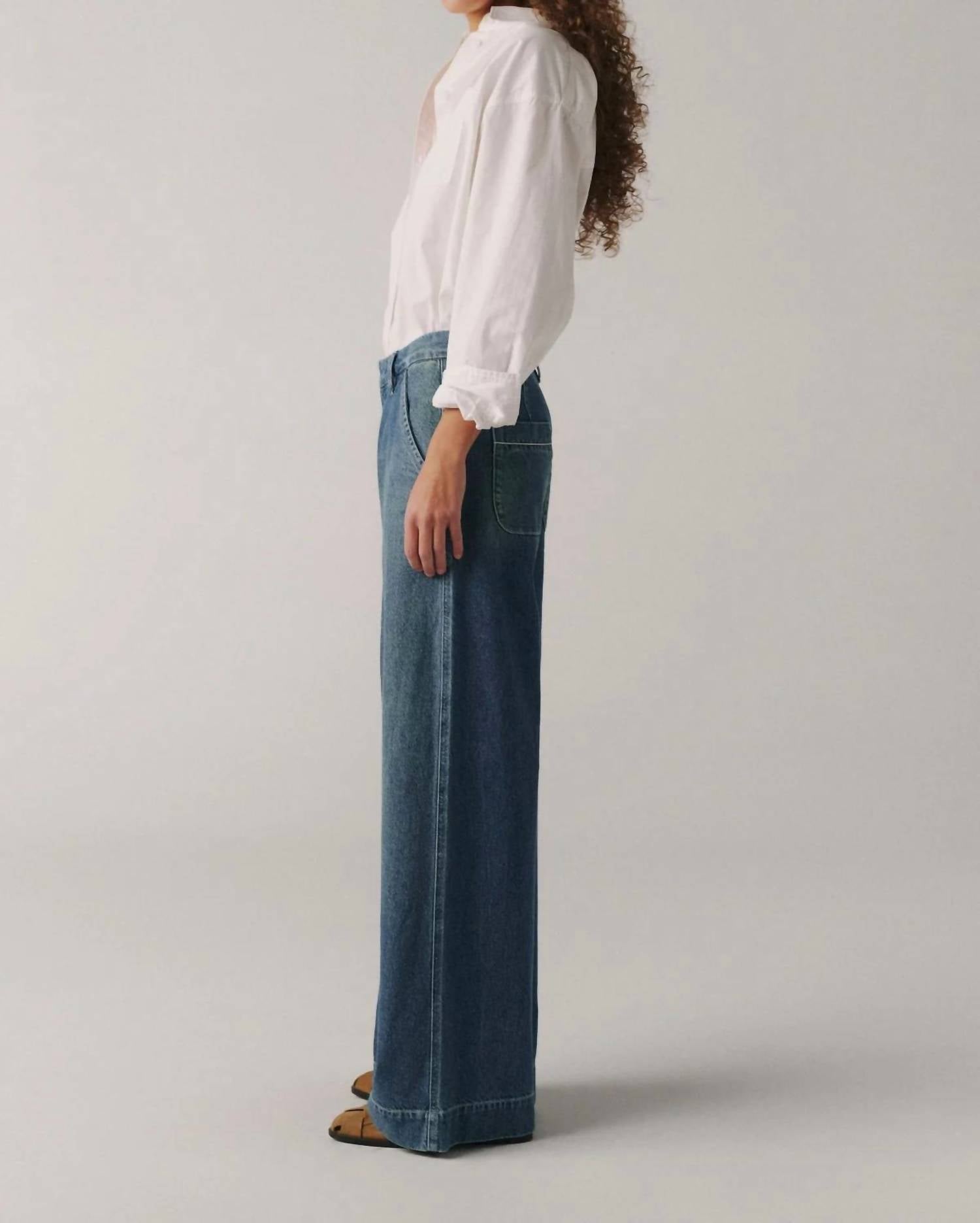 Warp + Weft - Venetian Wide Leg Trouser