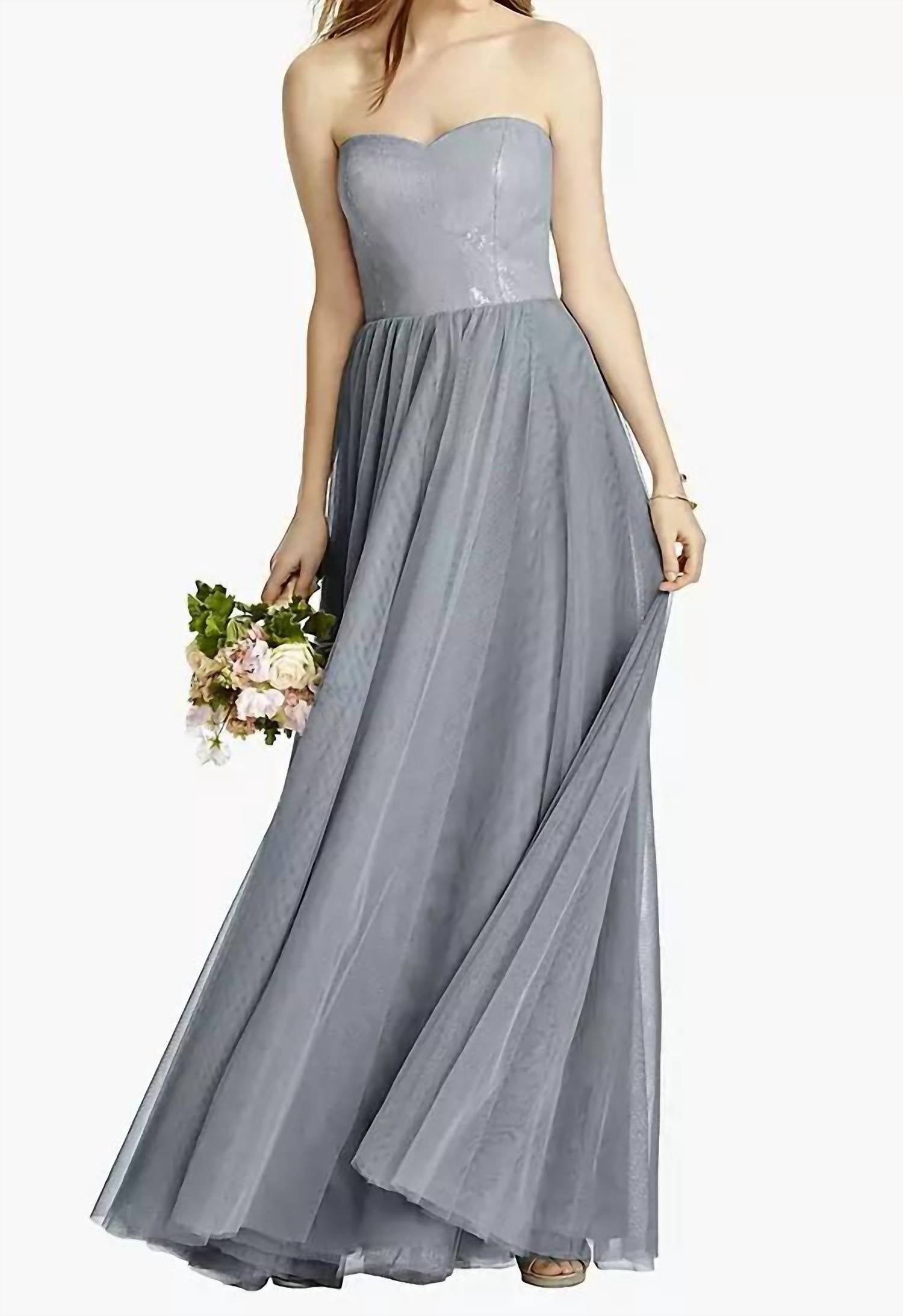 Dessy - Soft Tulle Gown