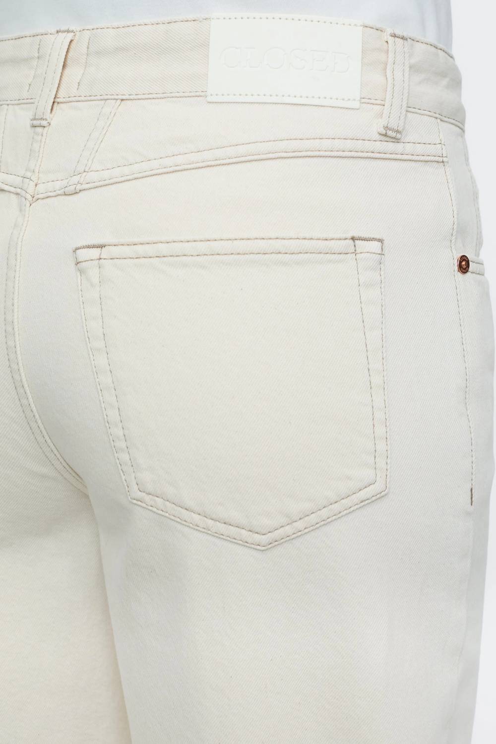 Closed - Nikka Wide Denim Jeans With Contrast Stitch