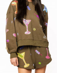 Queen Of Sparkles - Dirty Martini Short