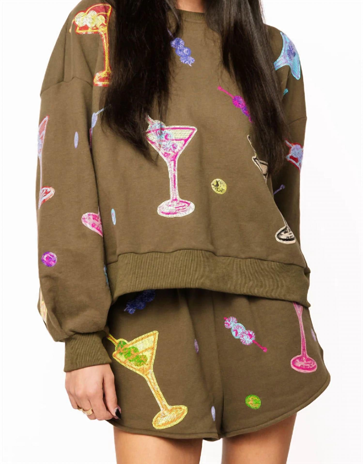 Queen Of Sparkles - Dirty Martini Short