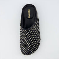 Cushionaire - Women's Shimmer Rhinestone Bling Footbed Clog