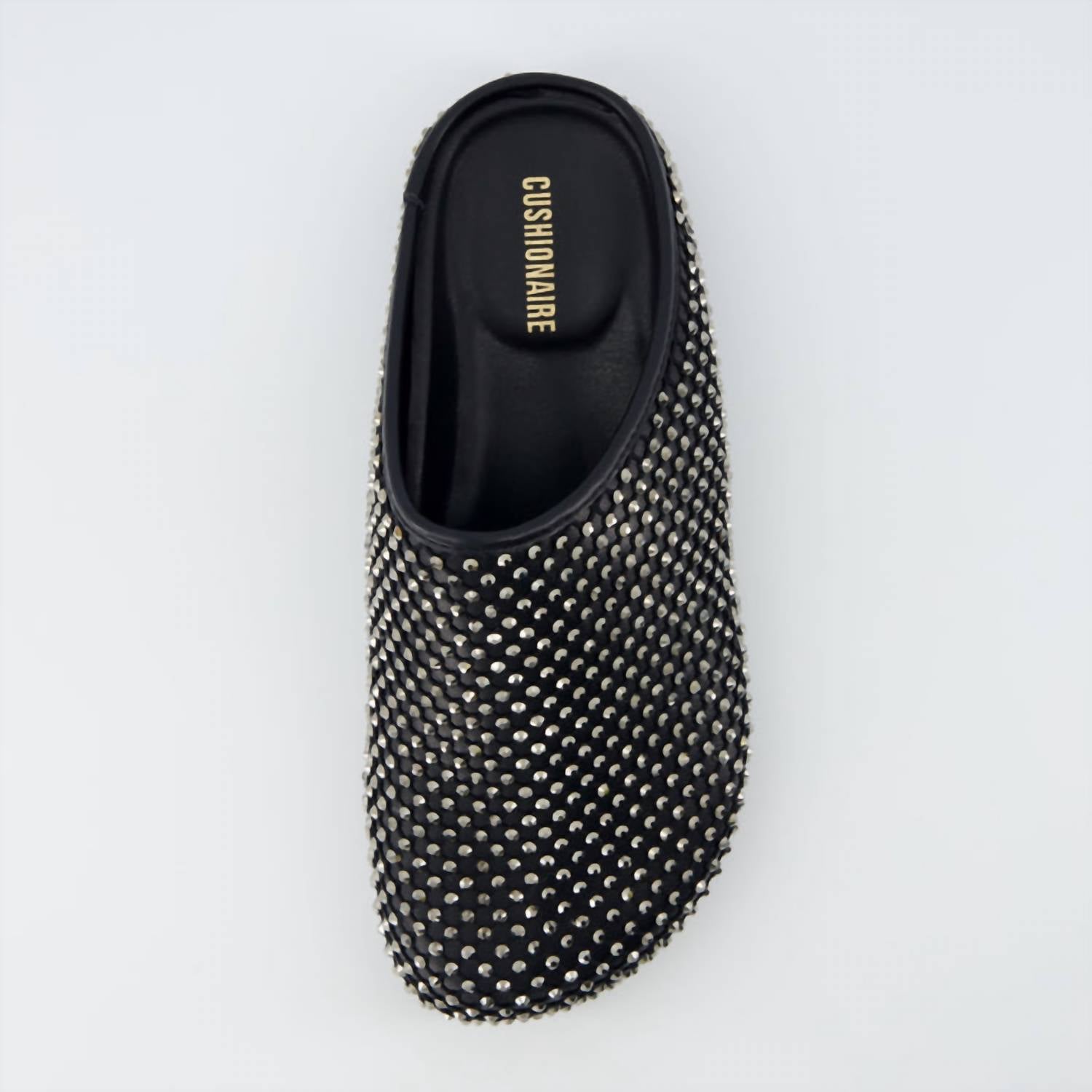 Cushionaire - Women's Shimmer Rhinestone Bling Footbed Clog