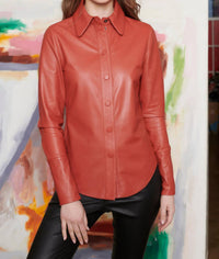 Jakett - Sylvie Vintage Leather Blouse