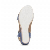 Aetrex - Women's Sydney Quarter Strap Espadrille Wedge Sandals