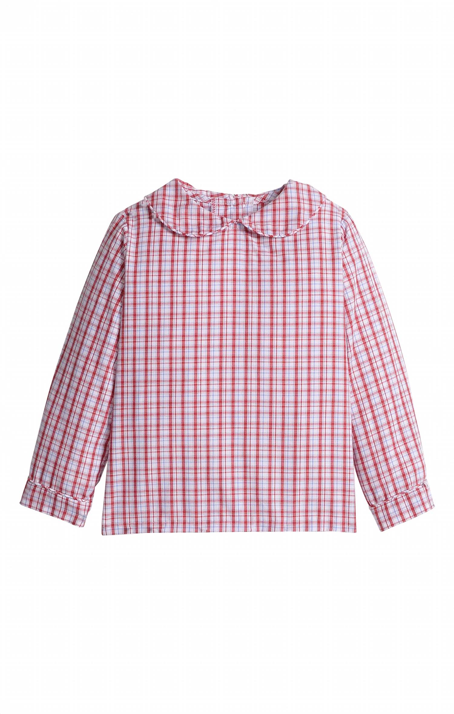 Little English - Kid's Hartford Plaid Peter Pan Shirt