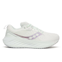 SAUCONY Women's Triumph 22 Running Shoes in white foam - women's shoe
