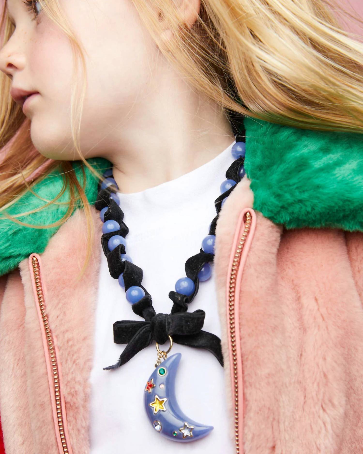 Super Smalls - Girl's Moon Glow In The Dark Necklace