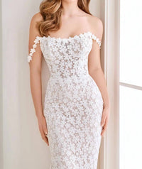Enchanting By Mon Cheri - Allover Floral Lace Wedding Dress