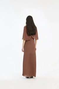 Rotate - MAXI CAPE DRESS