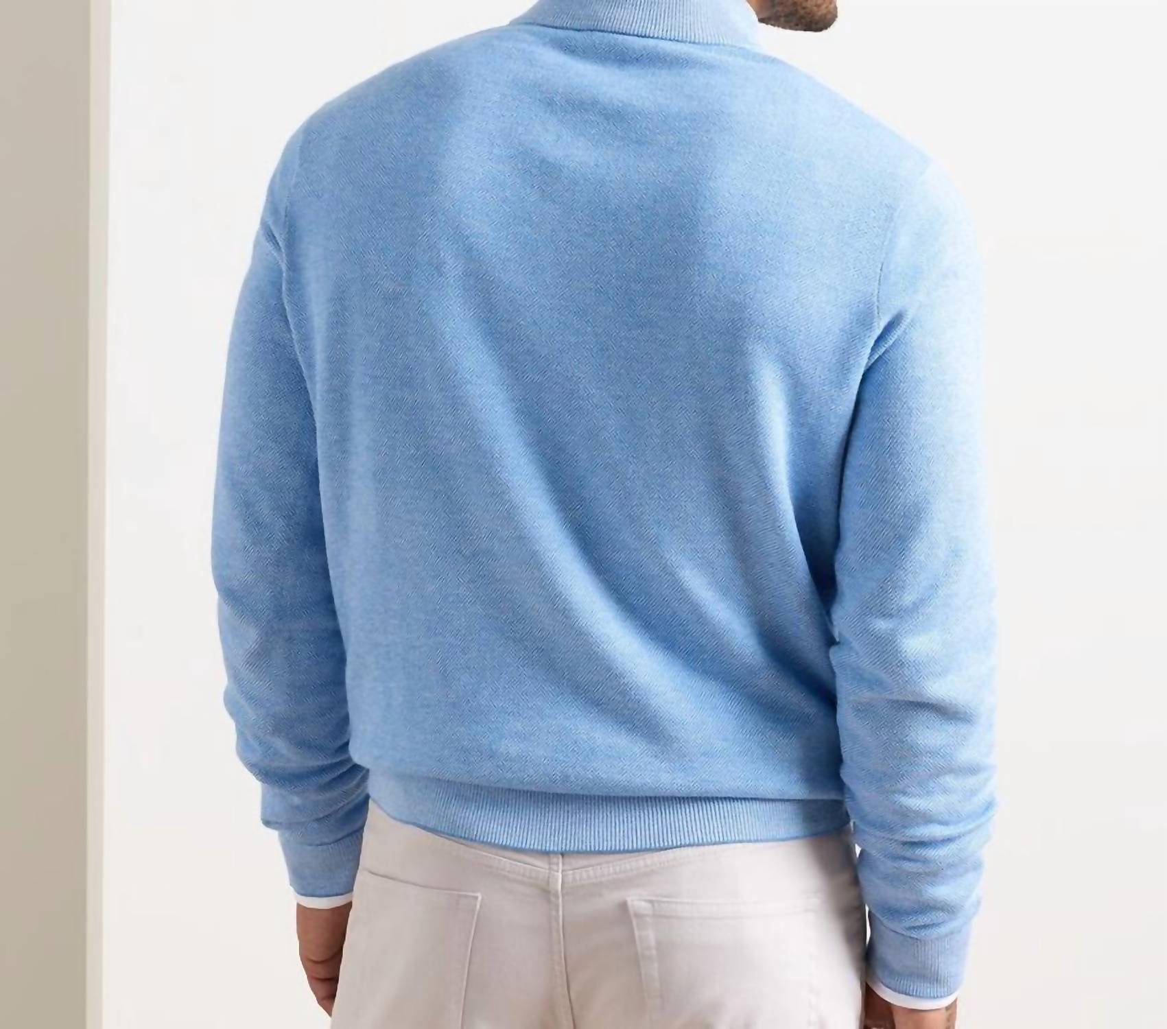 Peter Millar - Coolspun Lite Birdseye Quarter Zip Tee