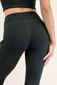 RAE MODE Butter Basic Legging With Pockets in black - women's pants - view 4