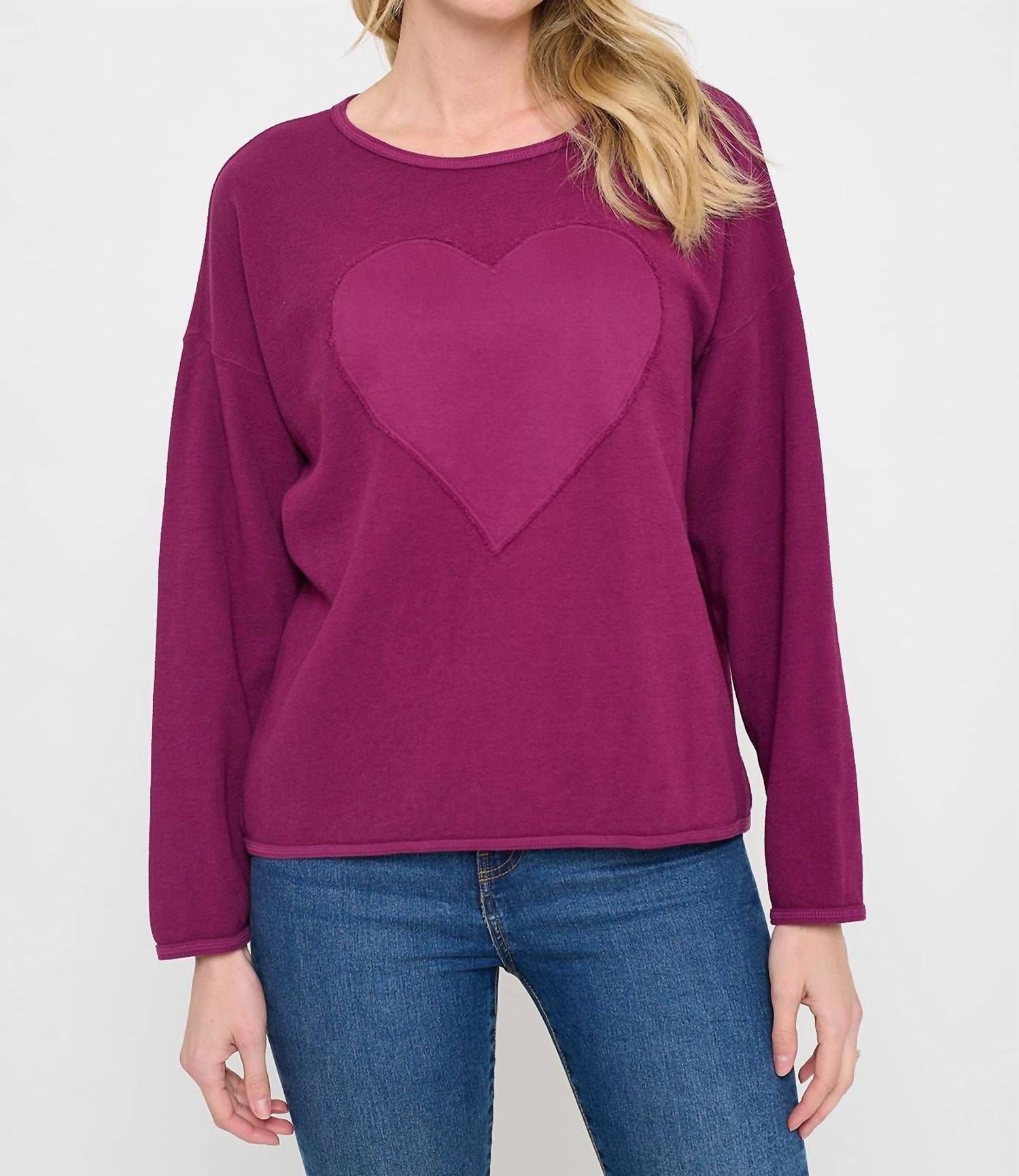 Cotton Lani - Stone Washed Patch Sweatshirt