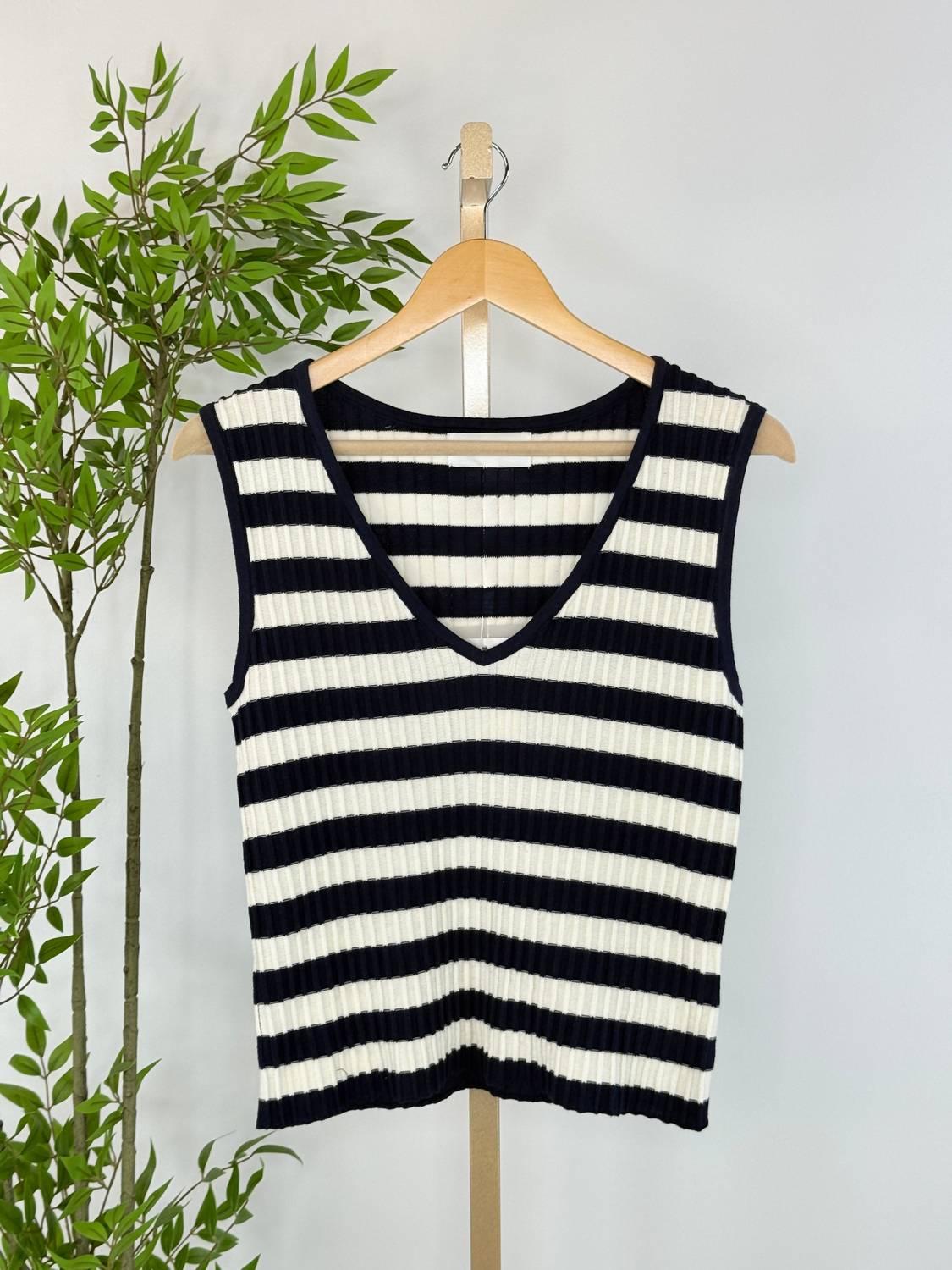 DEAR JOHN DENIM Celia Sleeveless Top in black - women's shirt - alternate view