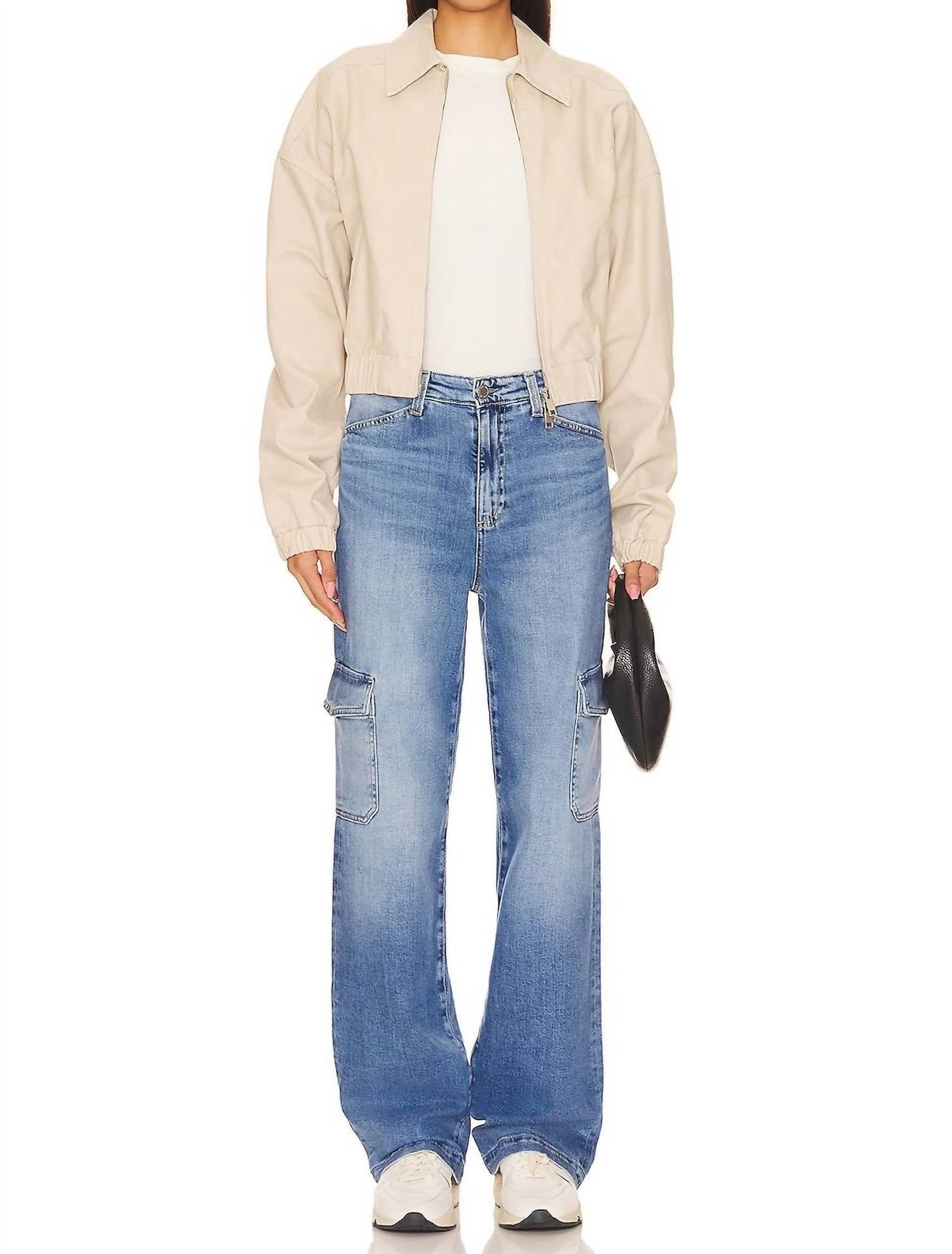 Ag Jeans - Gatina Wide Leg Cargo Jeans