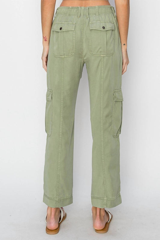 Risen - High Rise Relaxed Cargo Pants