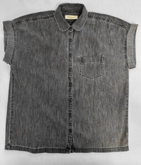 Madewell - Denim Rolled Short Sleeve Shirt