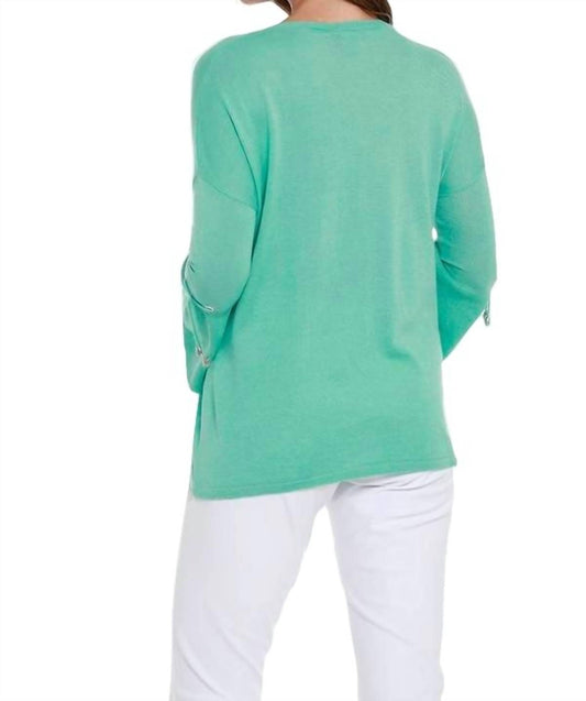 V-Neck Bell Sleeve Tunic