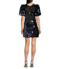 Tyler Boe - Savannah Sequins Bow Back Dress