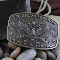 Montana Silversmiths - 2nd Amendment Attitude Belt Buckle
