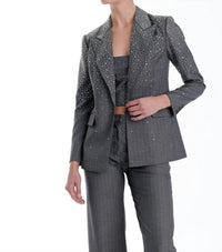 Karina Grimaldi - Zoe Rhinestone Blazer