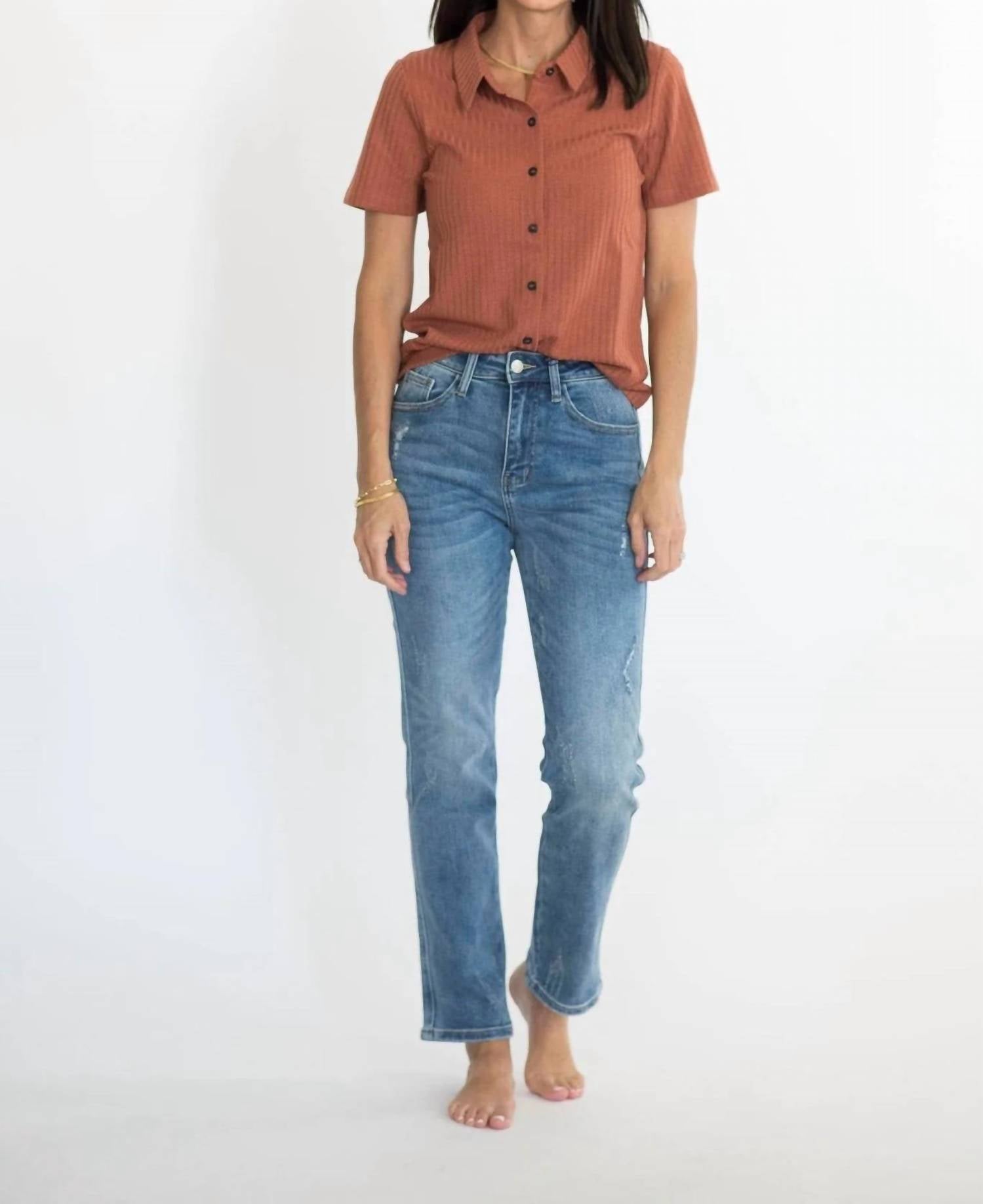 Tea N Rose - Women's Shawnee Straight Jeans