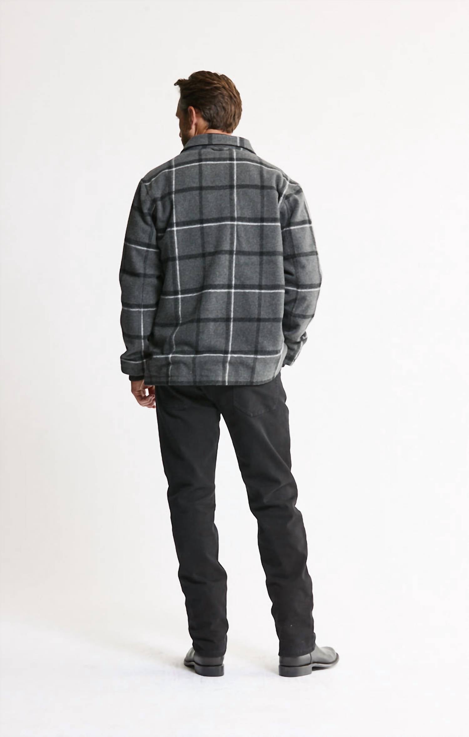 Jachs New York - Sherpa Lined Wool Blend Jacket