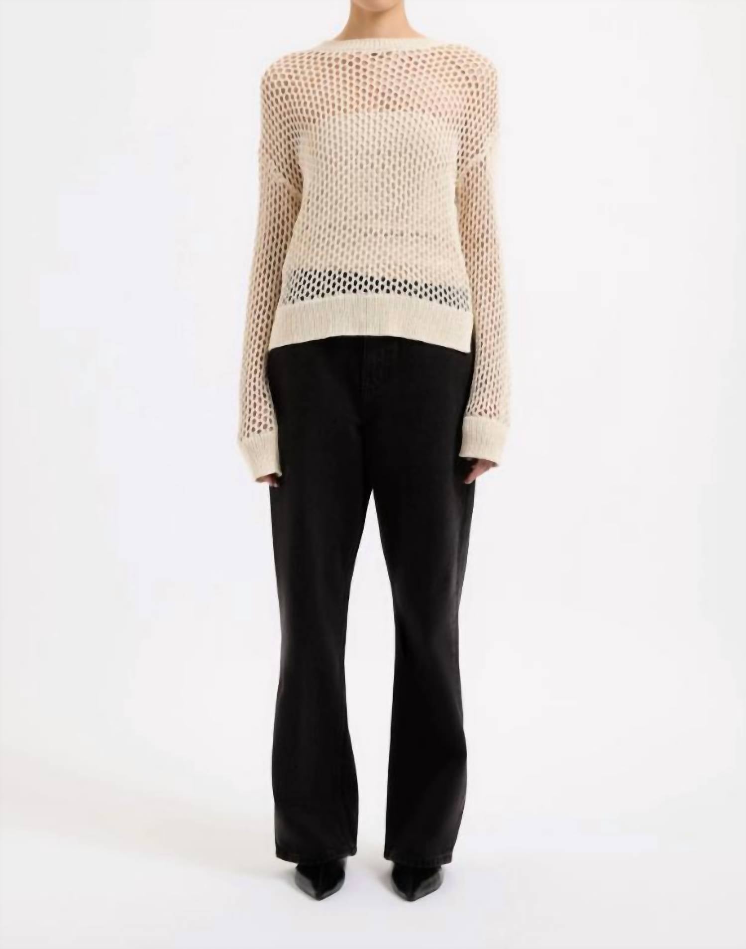 Nude Lucy - Garcia Crochet Knit Top