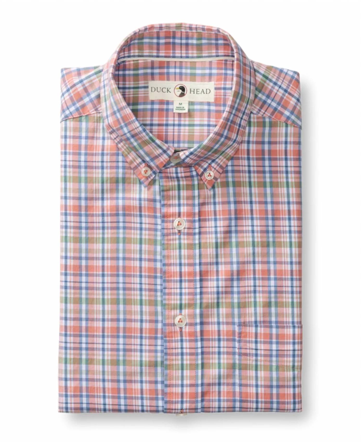 Duck Head - Long Sleeve Cotton Twill Sport Shirt
