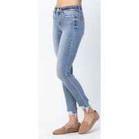 Judy Blue - Midrise Detail Skinny Jean
