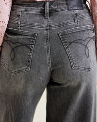 Judy Blue - Mid Rise Palazzo Split Back Yoke Jeans