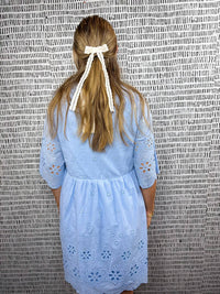 Anniewear - Dina Embroidered Scallop Edge Mini Dress