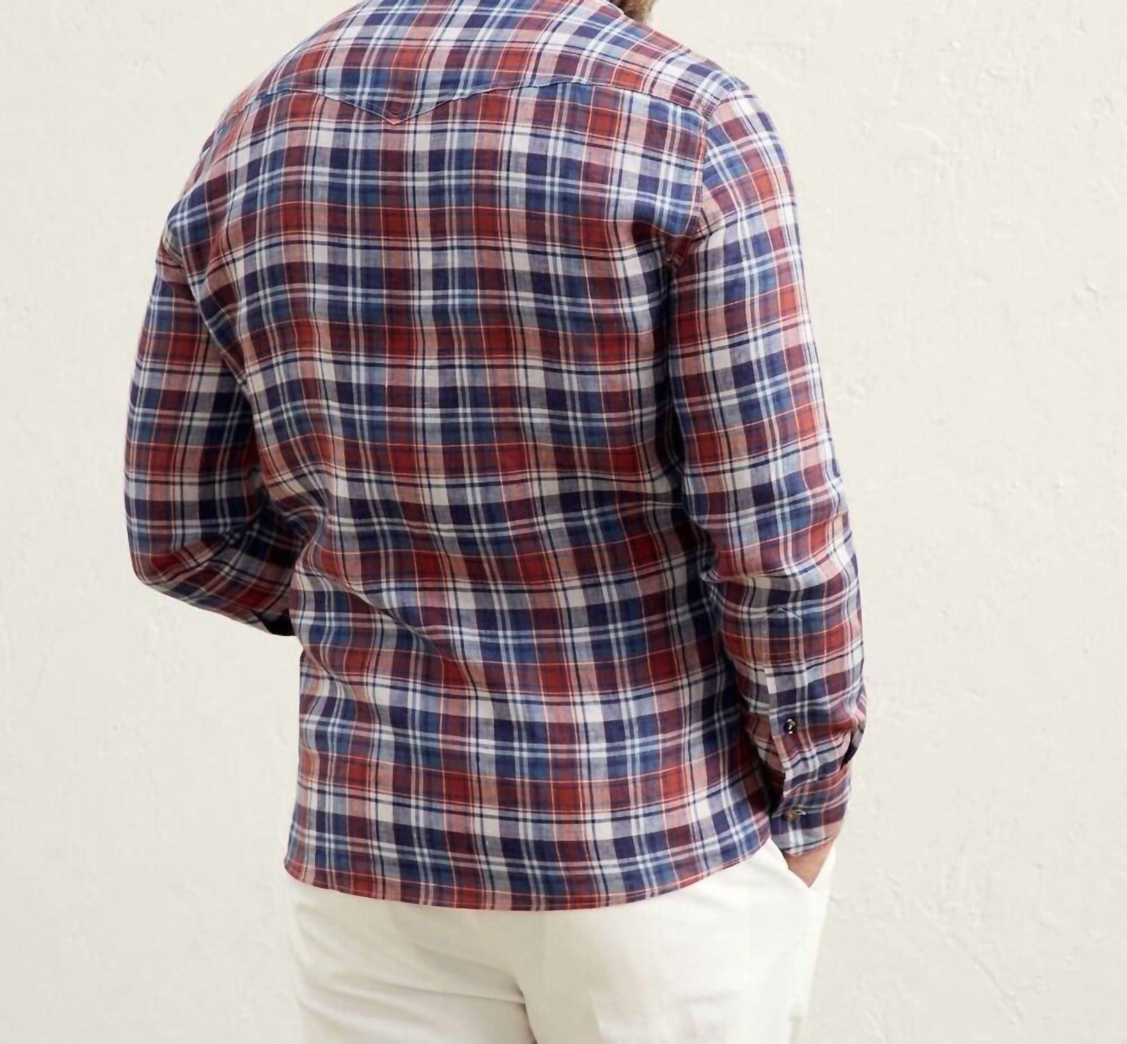 Brunello Cucinelli - Linen Pattern Shirt